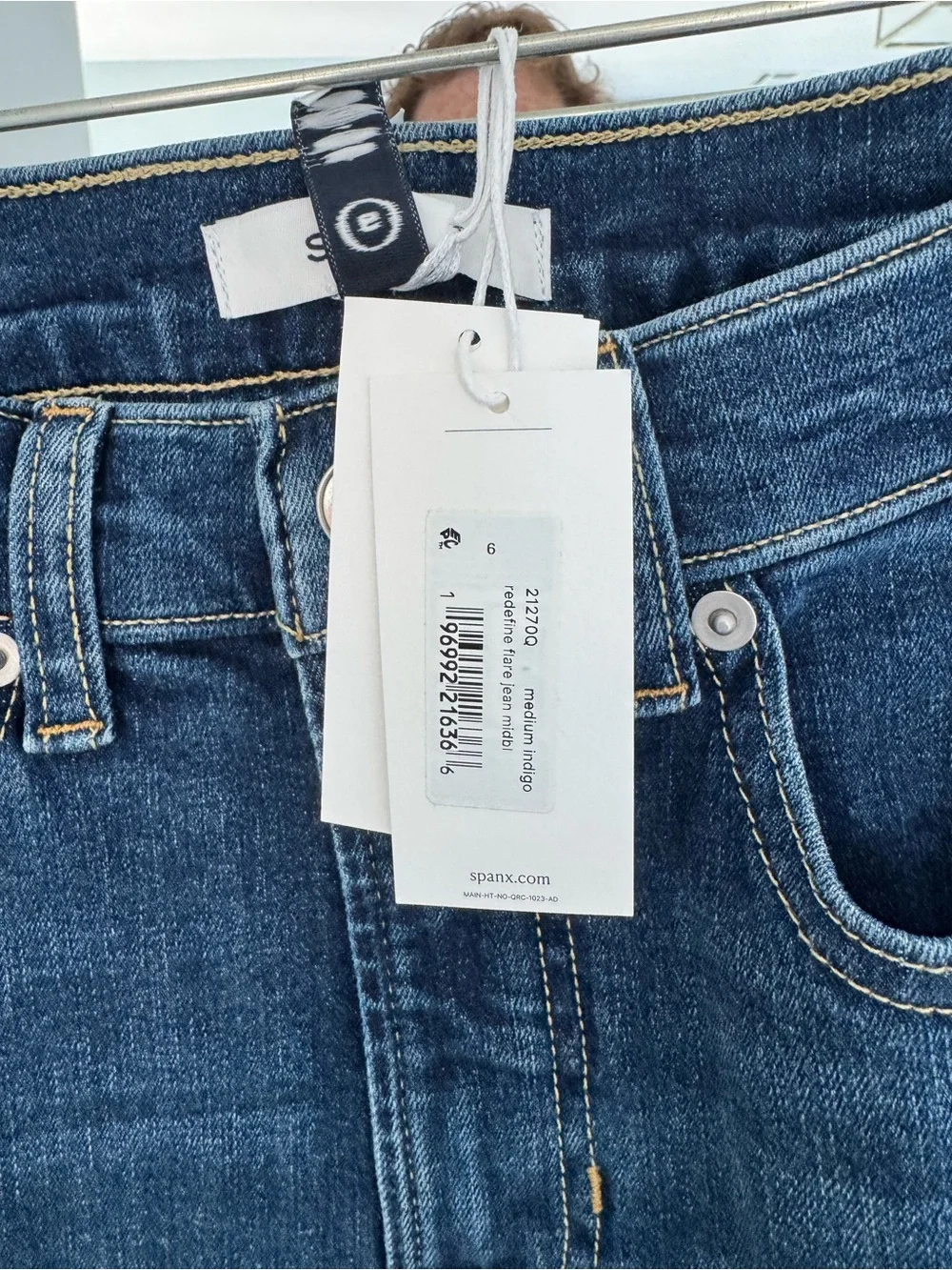 SPANX Mid-Rise Easy Flare leg Denim Jeans